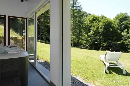 L'espace détente et son transat